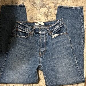 Abercrombie & Fitch High Rise Blue Jeans